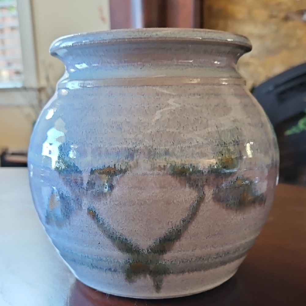 Randy Pearsall Signed Ceramic Pot/Vase with Stunning High Gloss Glaze Handmade